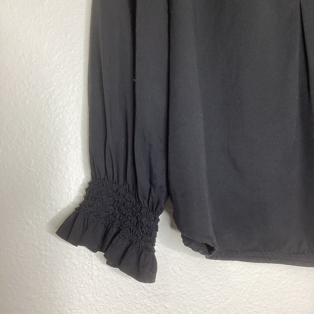 Tuckernuck Black Teagan Popover Top XL - Picture 5 of 7